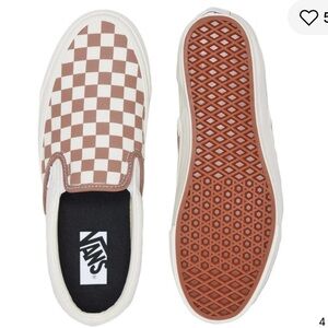 Vans Slip-On Re-Issue 98 Coffee Checkerboard 12